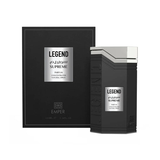 Emper Legend Supreme Eau de Parfum Spray, 3.4 Fl Oz (100 ml)