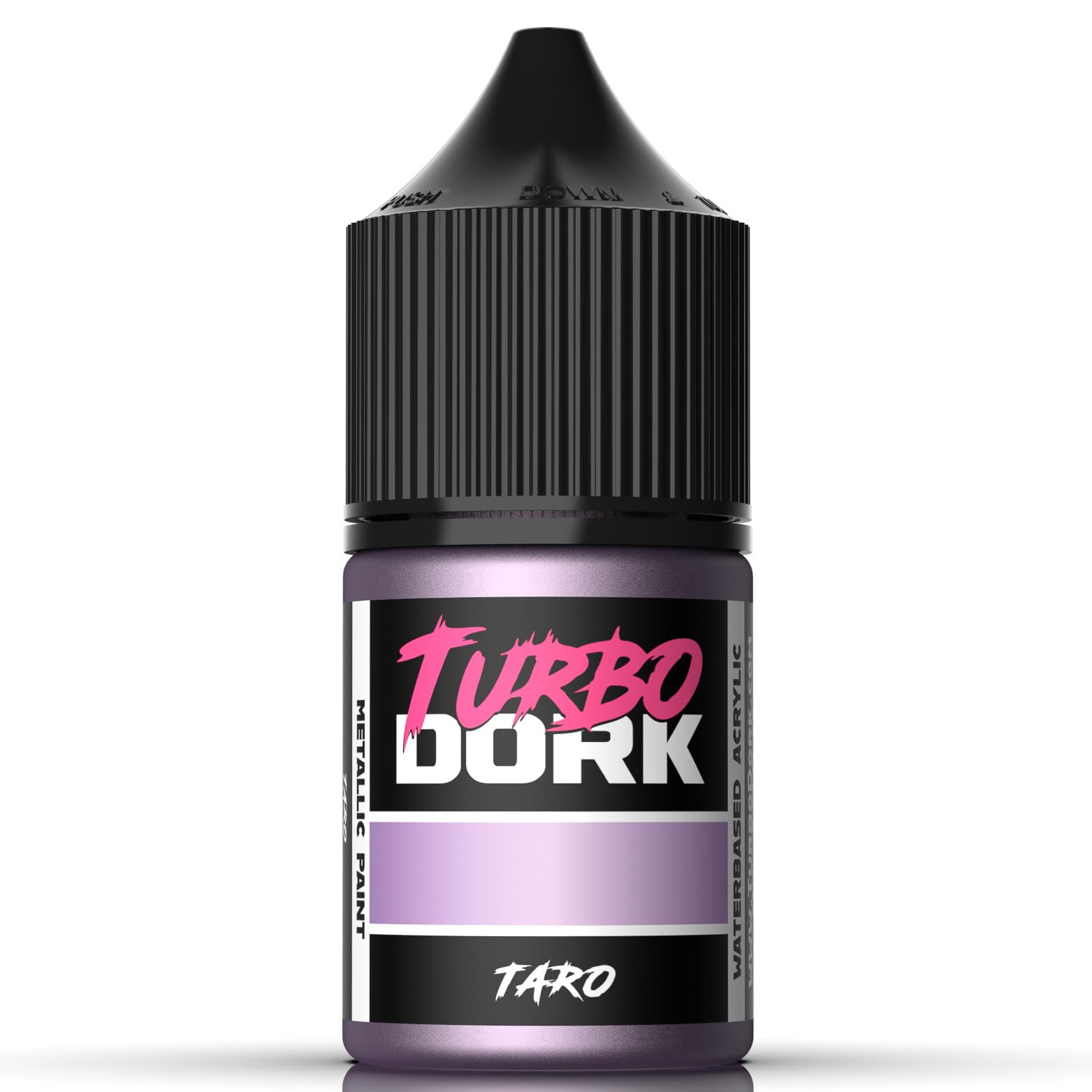 Turbo Dork Taro Metallic Acrylic Paint 22ml Bottle - Water-based Non-Toxic Metallic Finish Paint