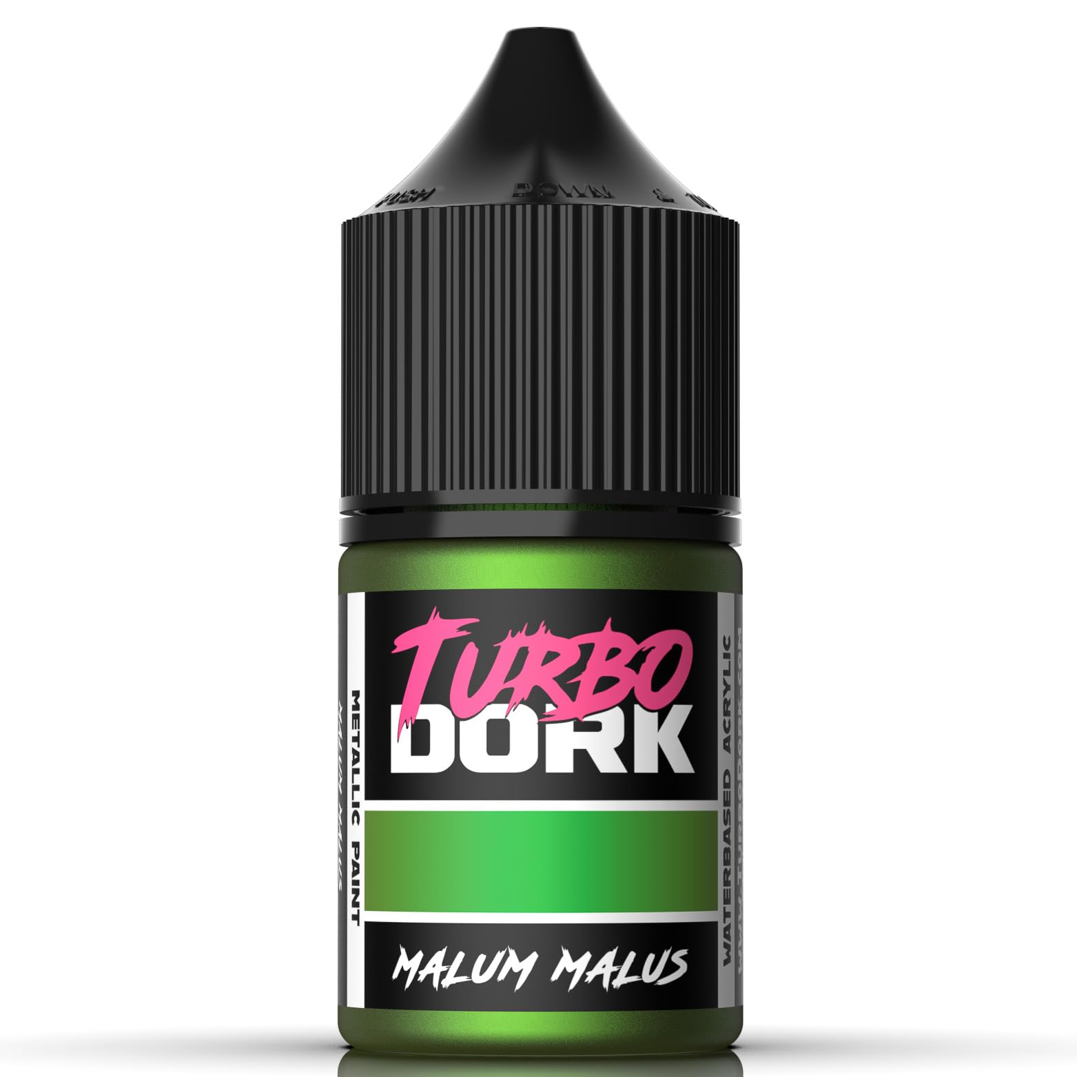 Turbo Dork Malum Malus Metallic Acrylic Paint 22ml Bottle - Water-based Non-Toxic Metallic Finish Paint