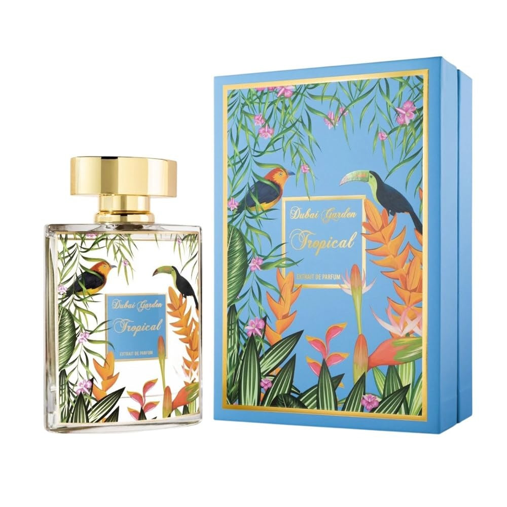 New Brand Dubai Garden Tropical Extrait de Parfum for Unisex, 3.3 oz Spray
