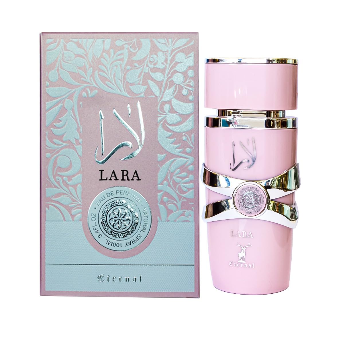 Khalis Lara Eternal Collection Eau de Parfum for Women, Floral Fruity Fragrance with Pear Soft Florals and Sandalwood, 3.4 oz Spray