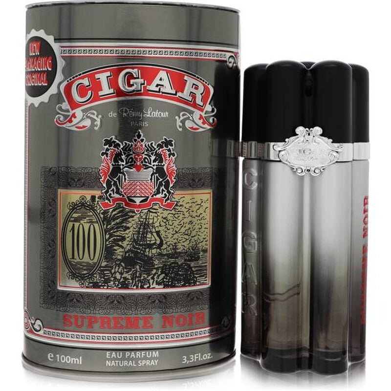 Cigar Supreme Noir Eau de Parfum Men Spicy Woody Scent 3.3 oz Spray