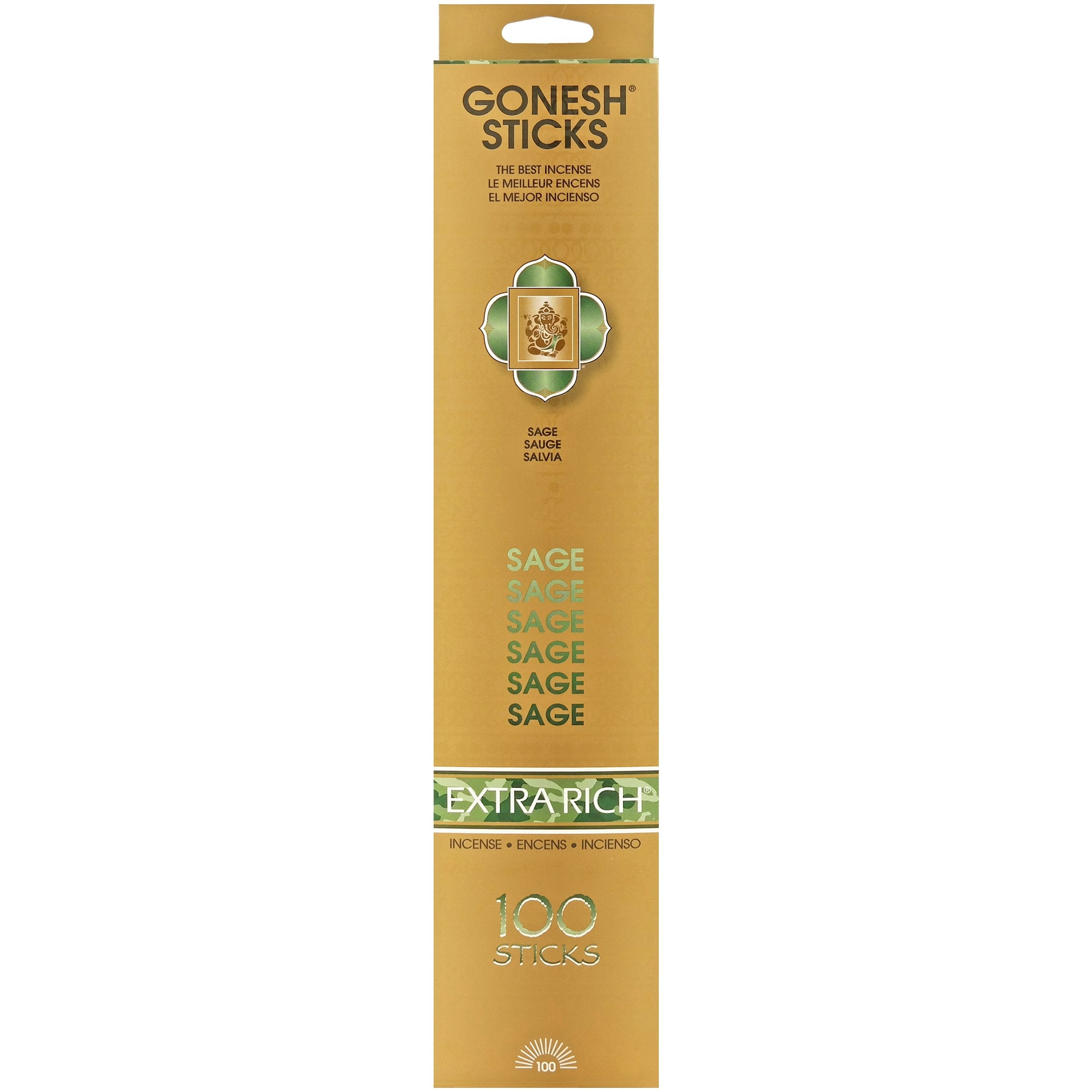 Gonesh Extra Rich Sage Incense 100 Sticks