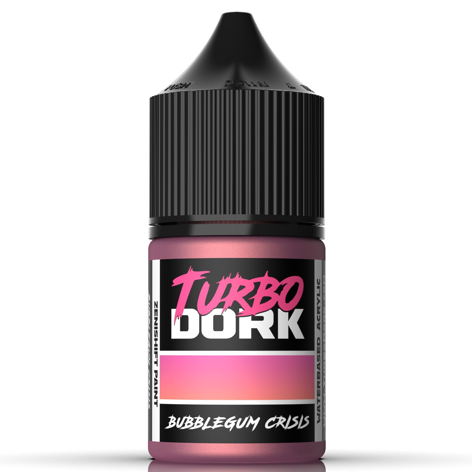 Turbo Dork Bubblegum Crisis ZeniShift Acrylic Paint 22ml Bottle - Water-based Non-Toxic Metallic Color Shifting Paint