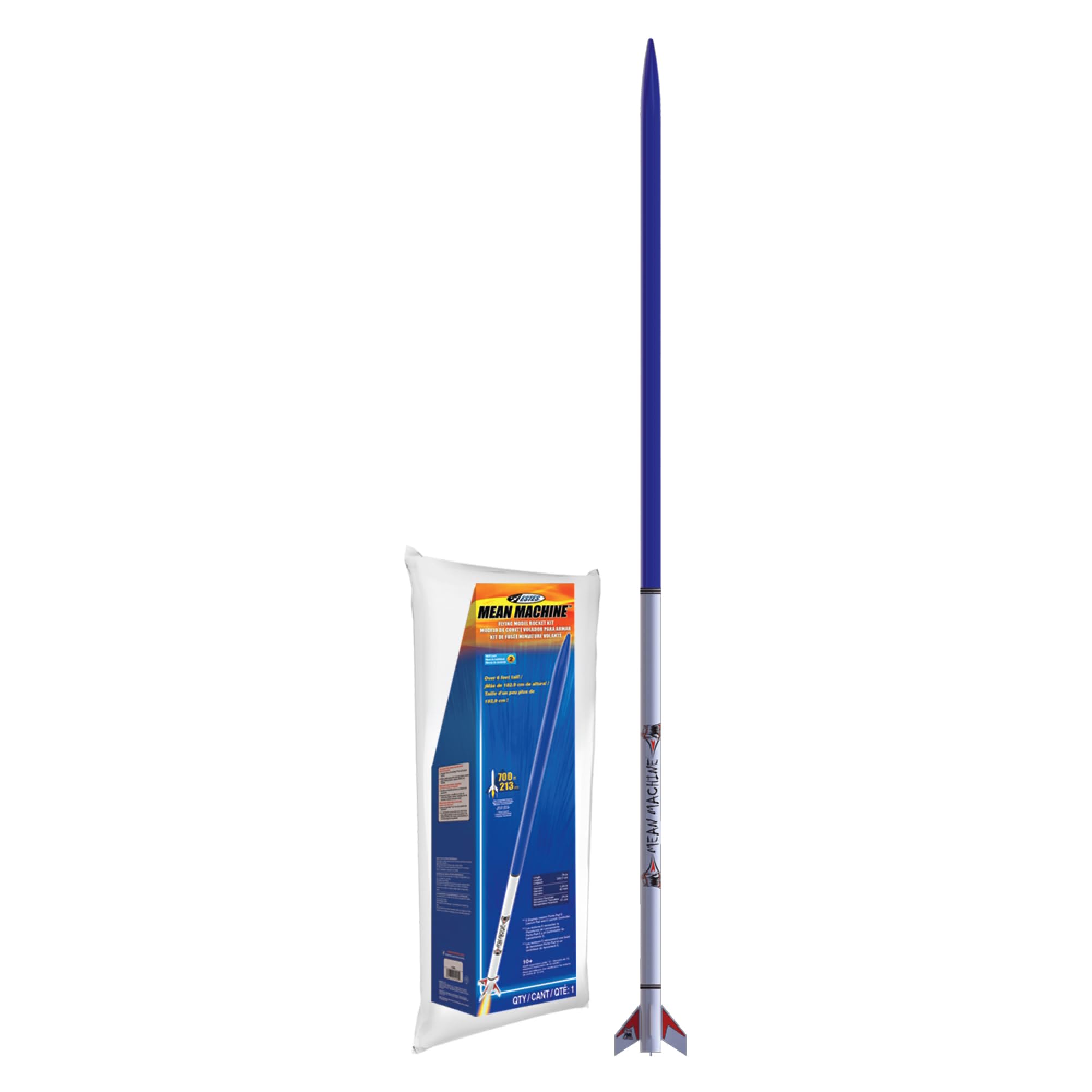 Estes 1295 Mean Machine Rocket-Building Kit, Advanced Flying-Rocket-Model Kit
