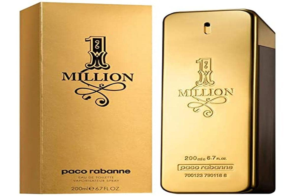 Paco Rabanne 1 Million Eau de Toilette Men Spicy Woody Scent 6.8 oz Spray