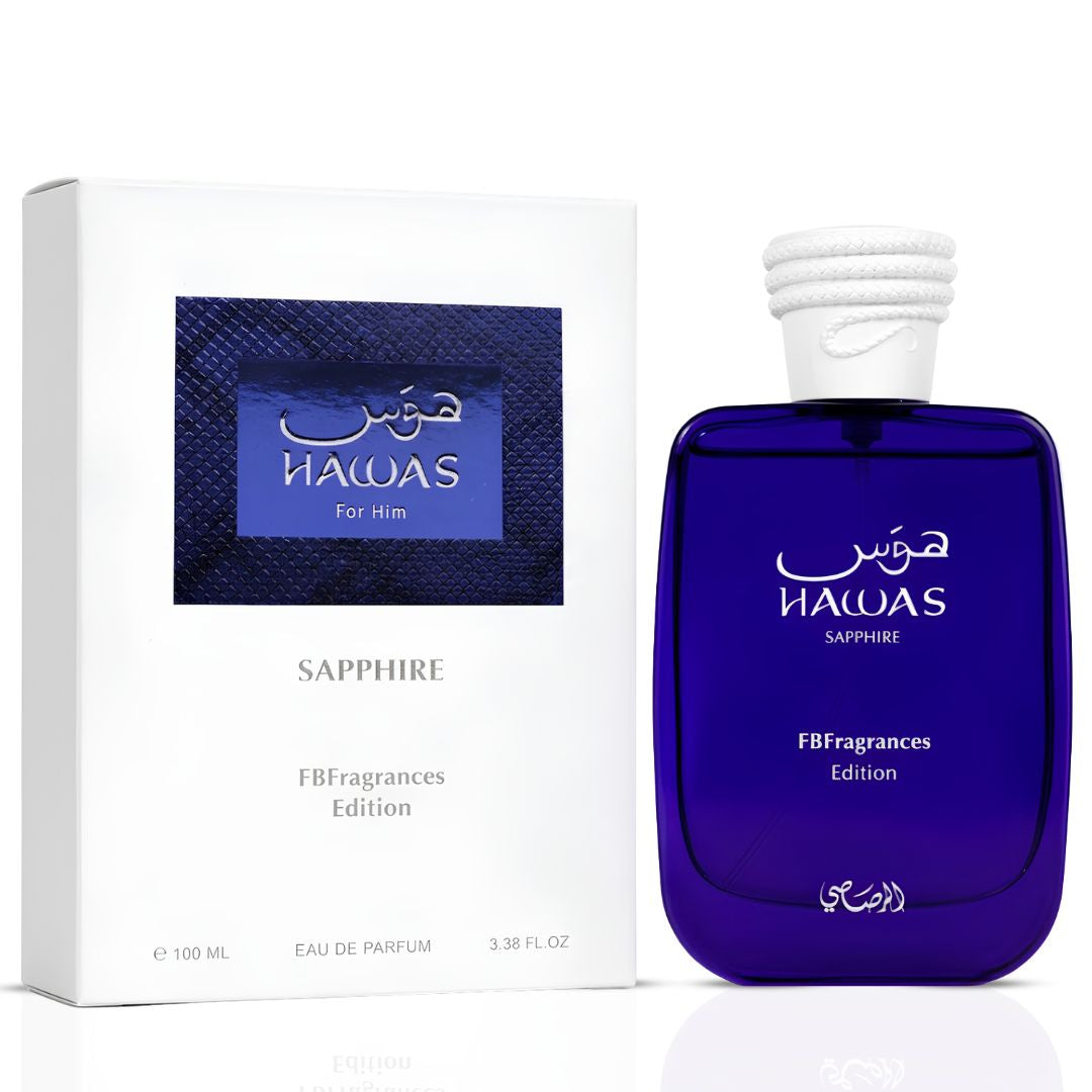 Rasasi Hawas Sapphire X FBFragrances Edition EDP Spray 100ml (3.38 oz)
