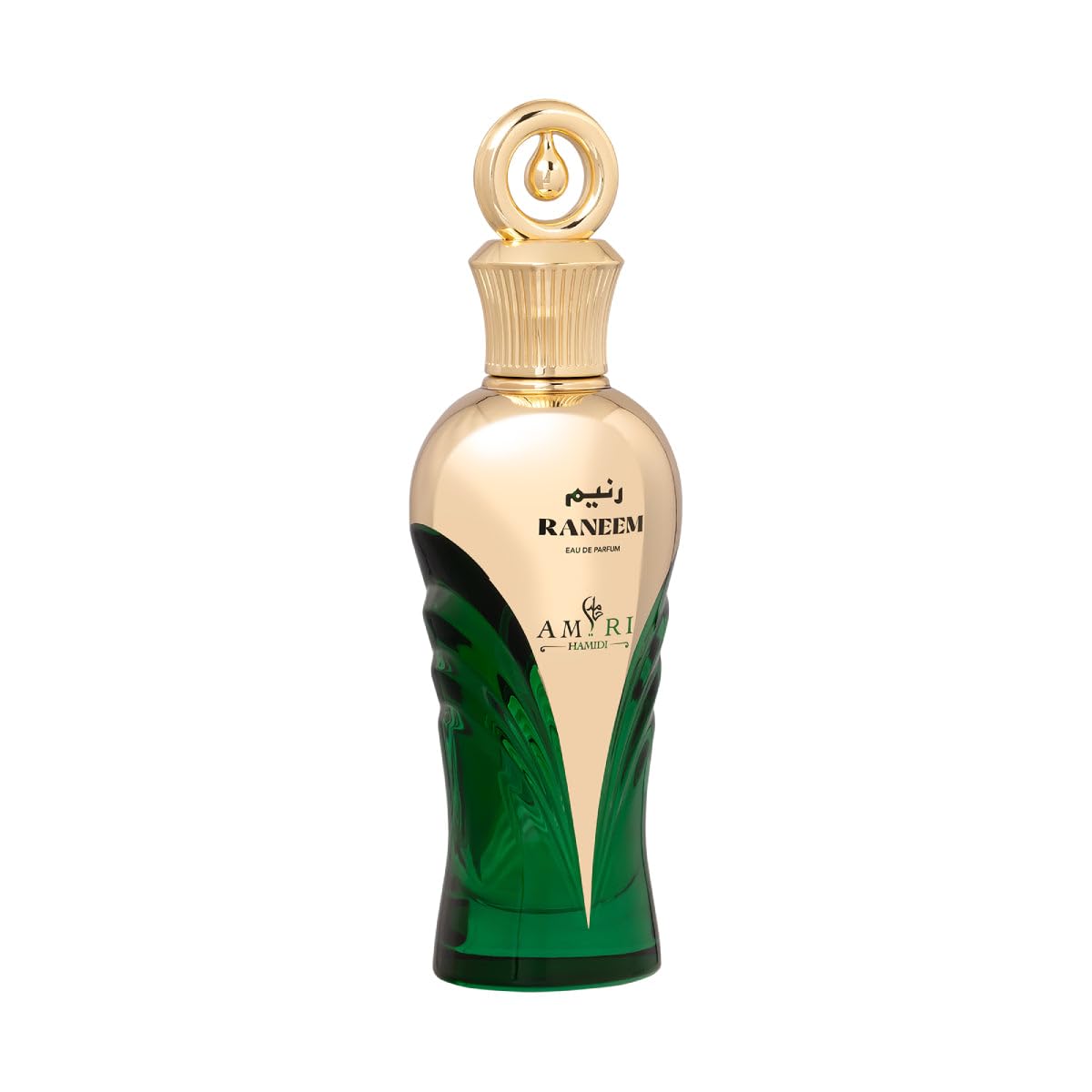 Hamidi Raneem Eau de Parfum Unisex, Rich Oriental Floral Fragrance with Rose Saffron Vanilla Leather and Amber, 3.4 oz Spray