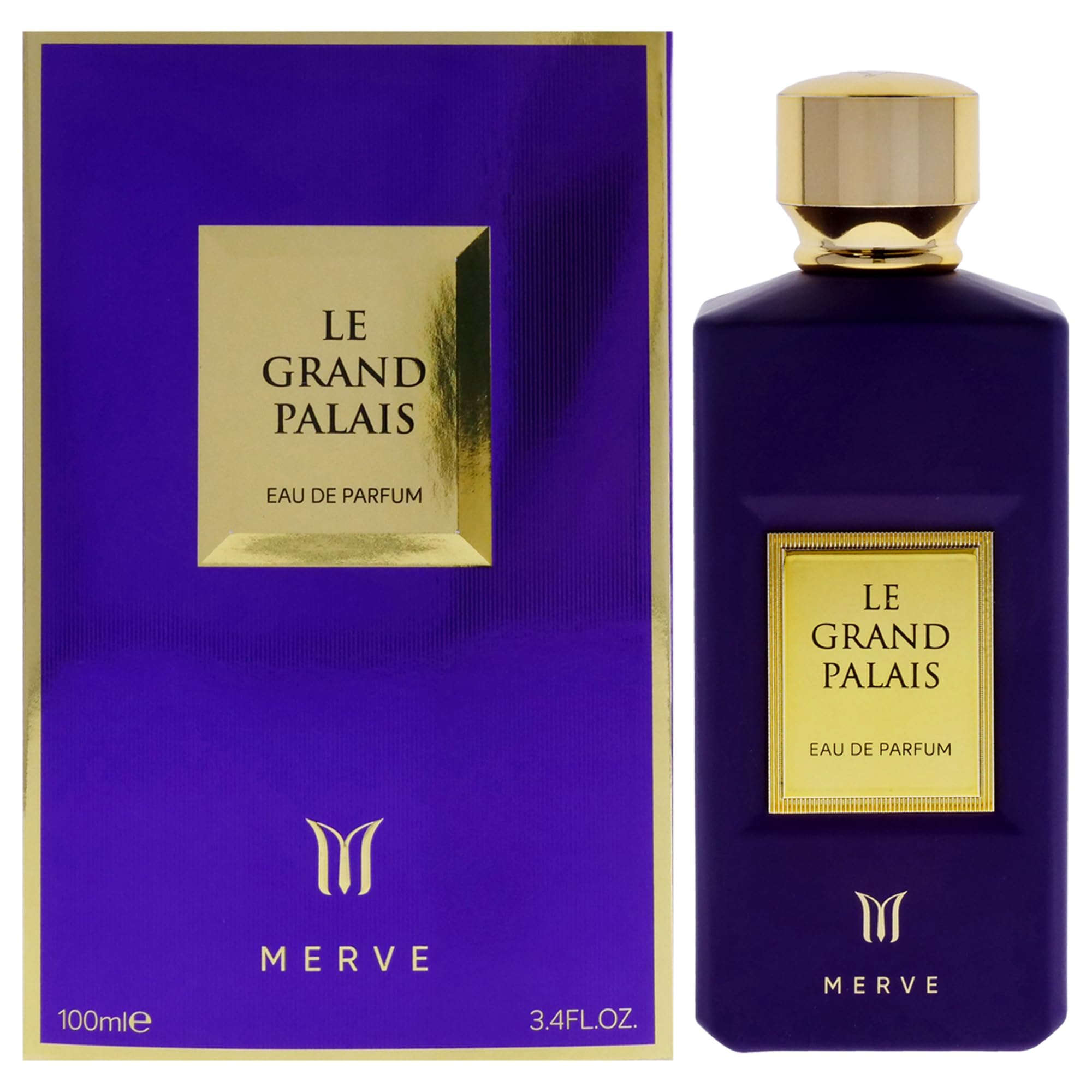 Merve Le Grand Palais Eau de Parfum Women Fruity Oud Amber Scent 3.4 oz Spray