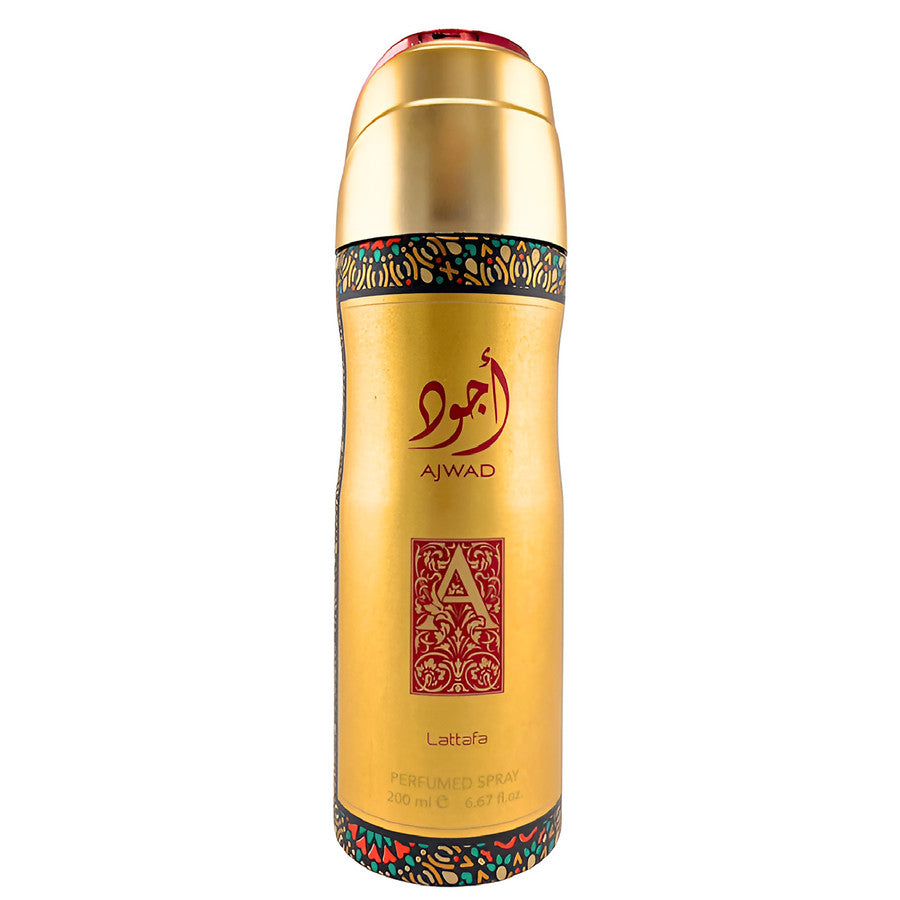Lattafa Ajwad Deodorant Spray for Women, 6.8 Oz (200 ml)