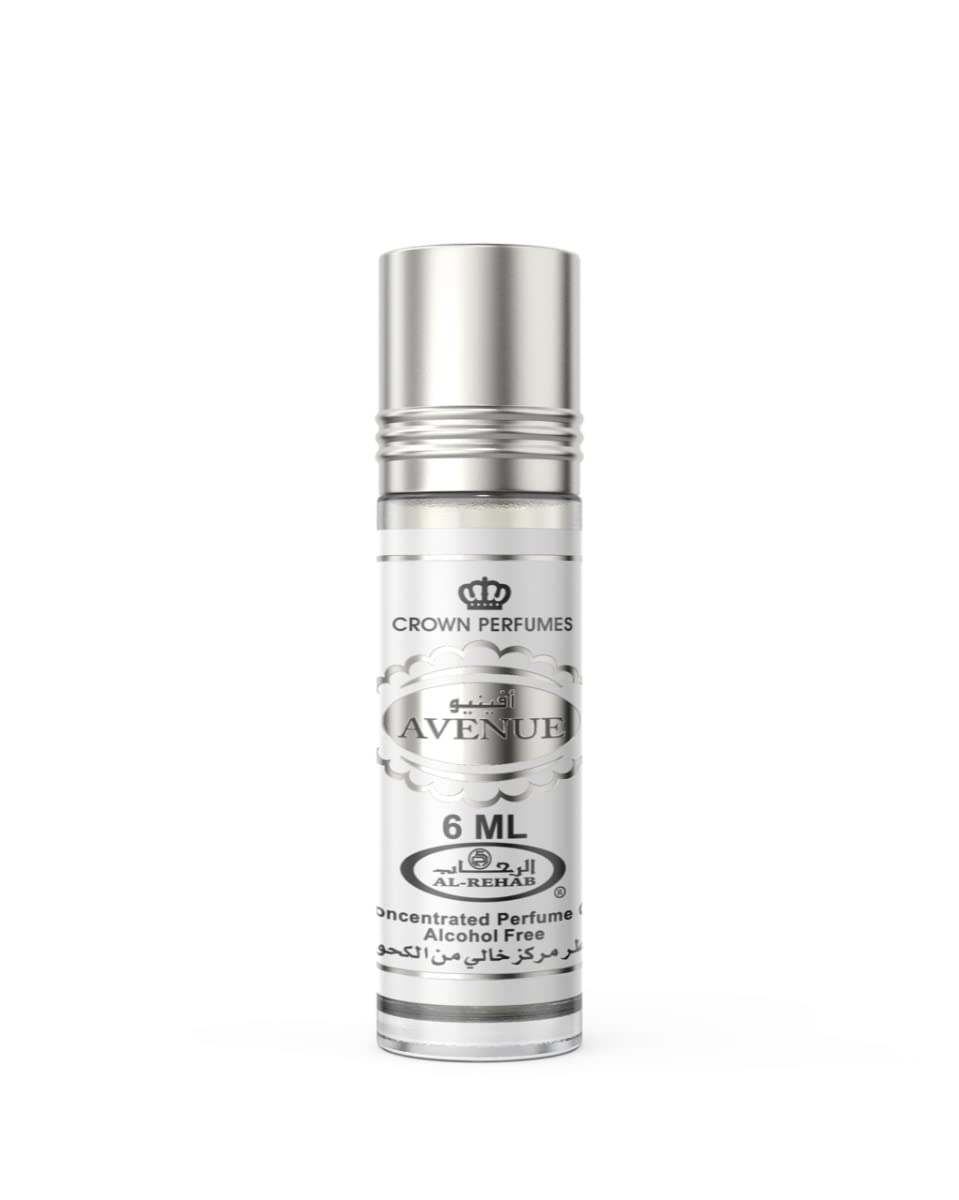 Al Rehab Avenue Perfume Oil Roll On, 0.2 Fl Oz (6 ml)