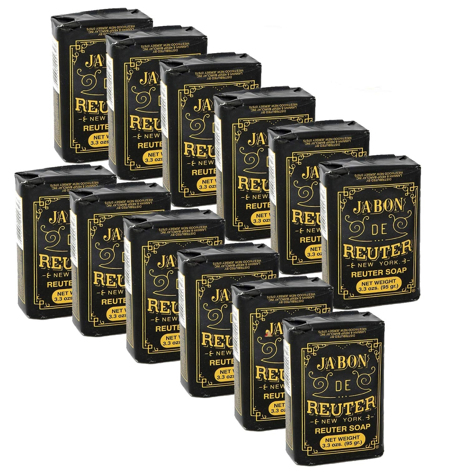 Murray & Lanman Reuter Bar Soap 3.35 Oz/95 gram (Jabon de Reuter) (12-PACK)