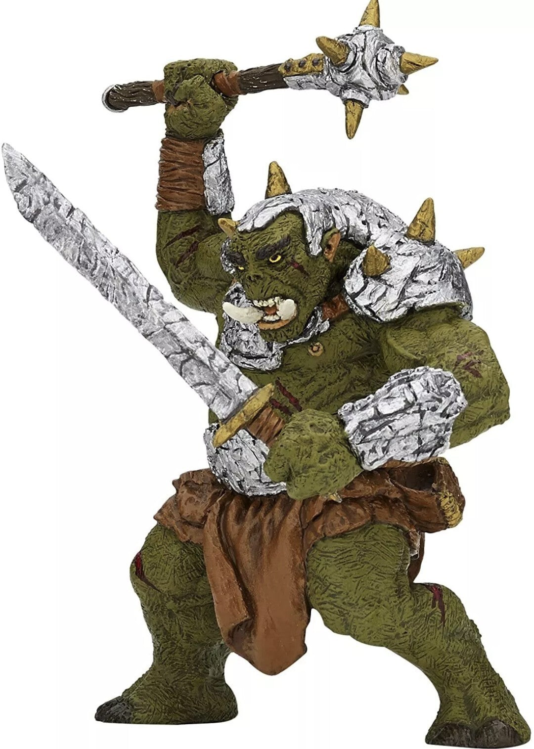 Papo Giant Ork with Saber Hand Painted Figurine - Heirloom Quality Collectible (38996)