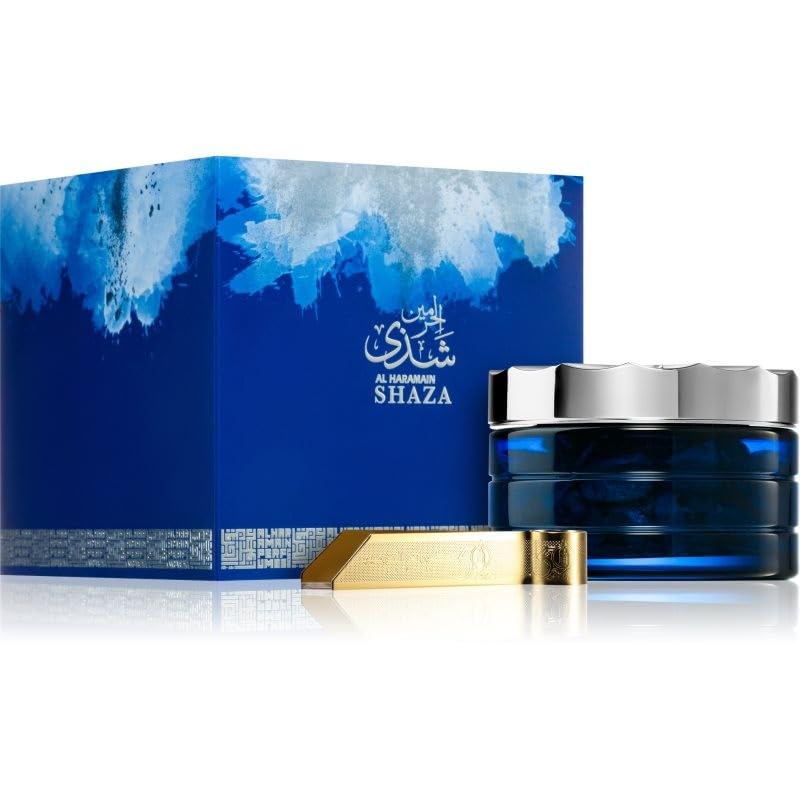 Al Haramain Shaza Silver Oudh Maal Attar Unisex Bukhoor Woody Oud Scent 75 g