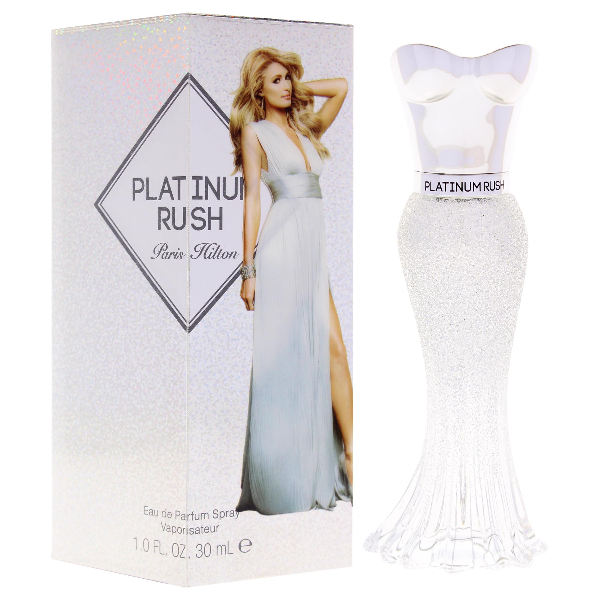 Paris Hilton Platinum Rush Eau de Parfum Women Fruity Floral Scent 1.0 oz Spray