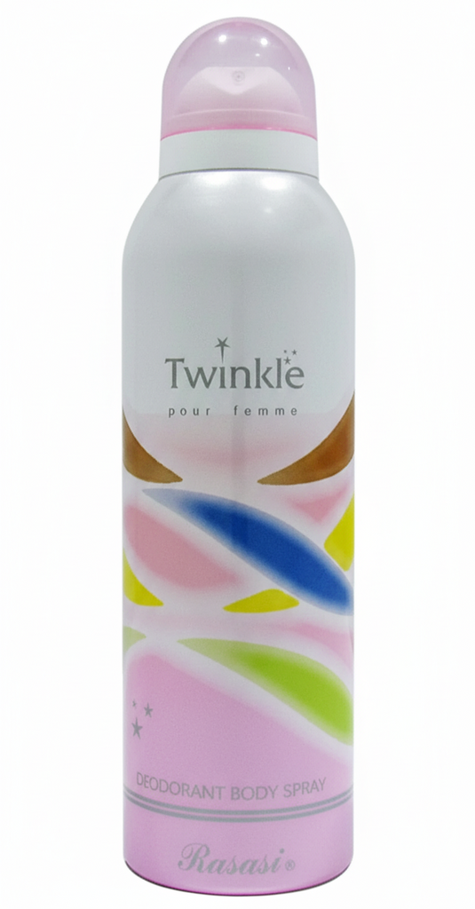 Rasasi Twinkle Deodorant Body Spray for Women, 6.8 Oz (200ml)