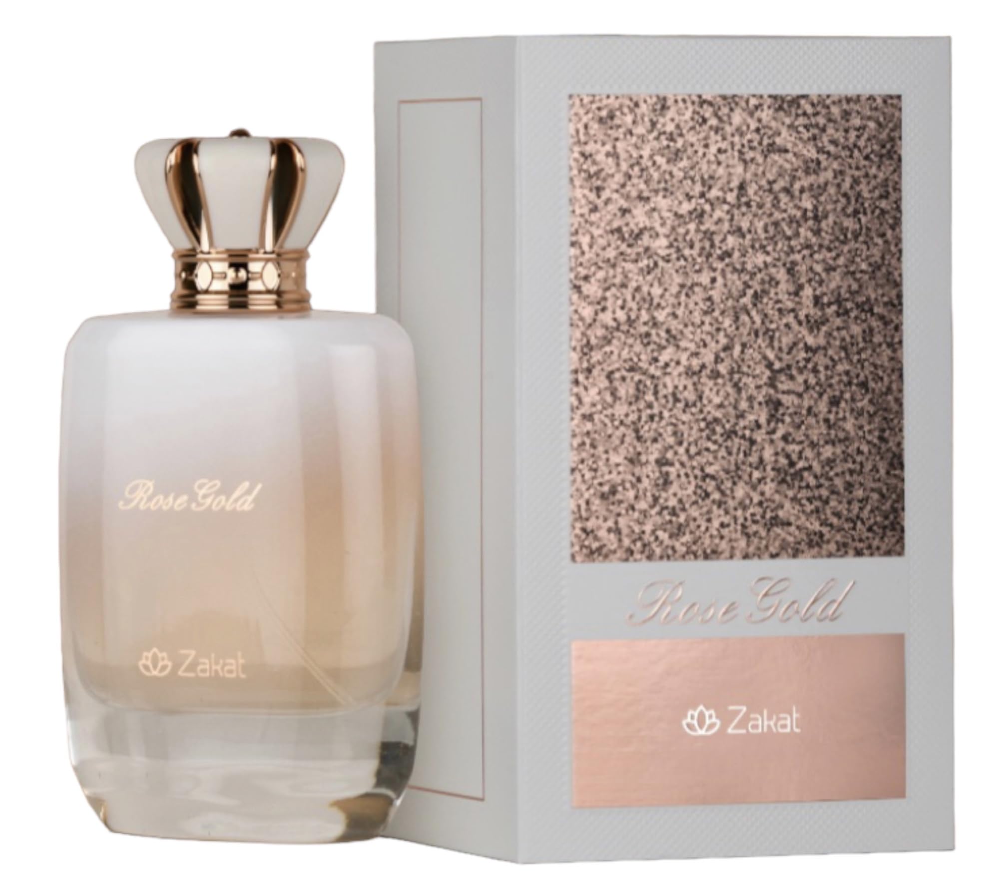 Zakat Rose Gold Eau de Parfum Spray 3.4 Fl Oz (100 ml)