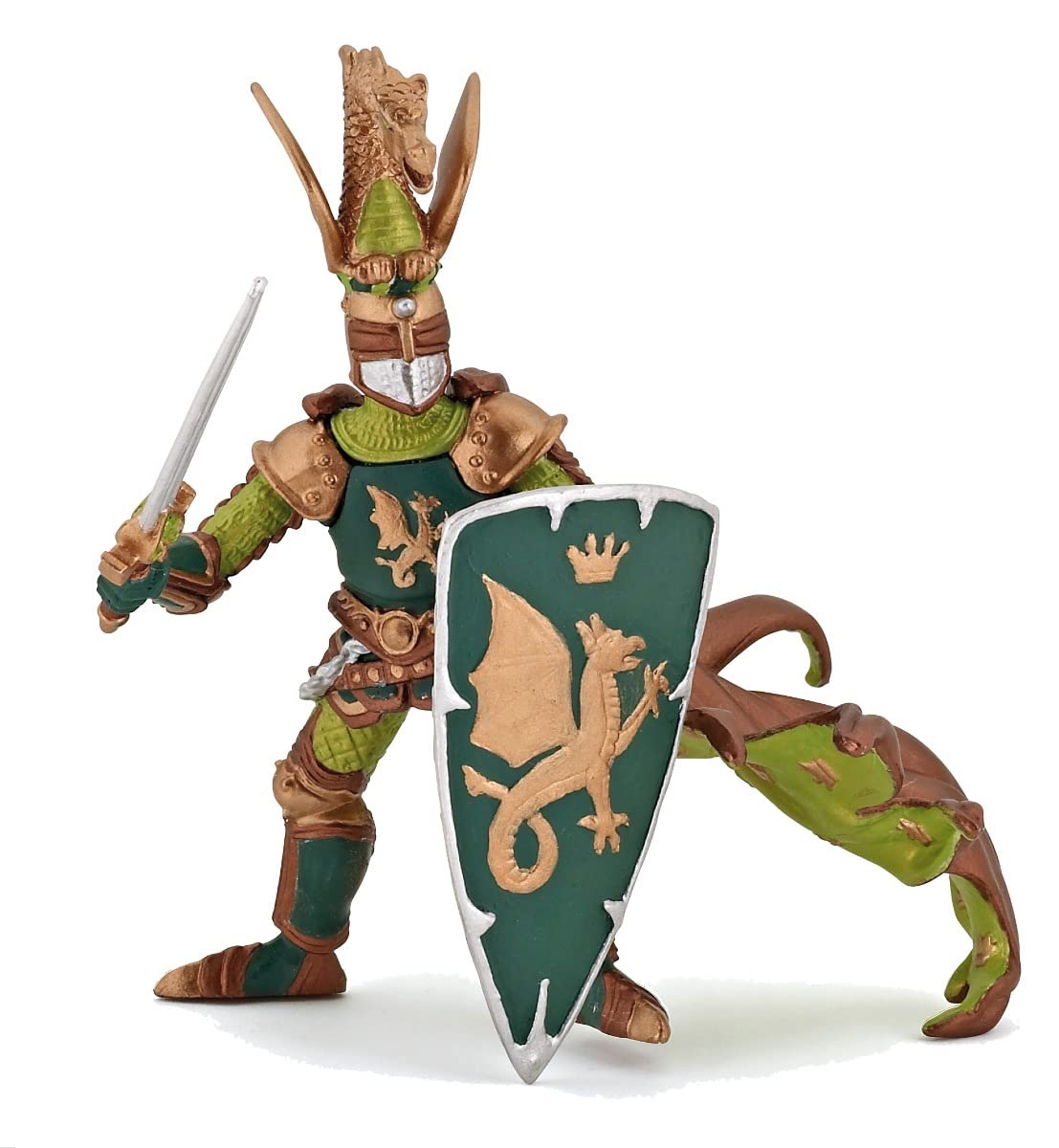 Papo Weapon Master Dragon - Hand Painted Figurine - Heirloom Quality Collectible (39922)