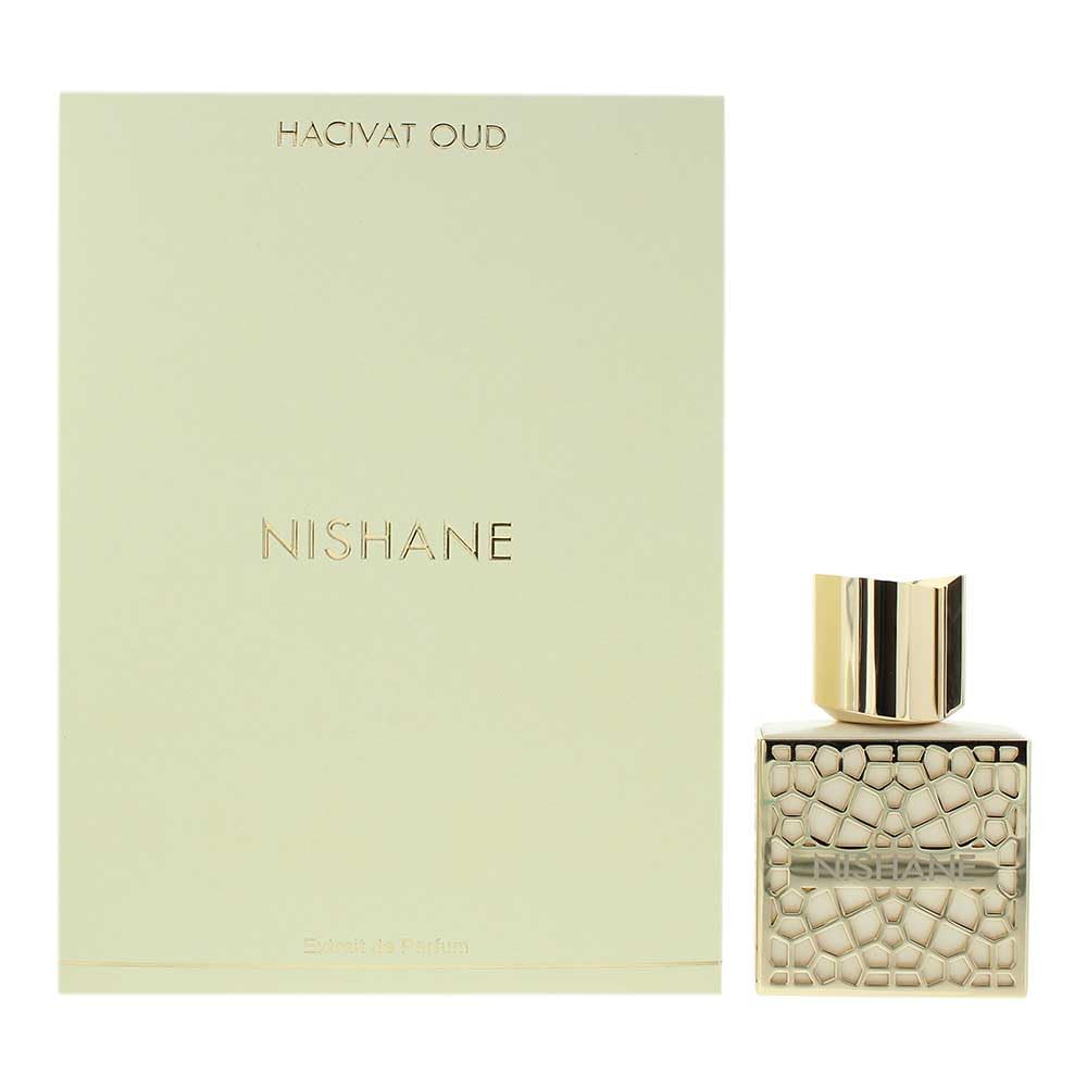 Nishane Hacivat Oud Extrait de Parfum Unisex Fruity Woody Oud 1.69 oz Spray