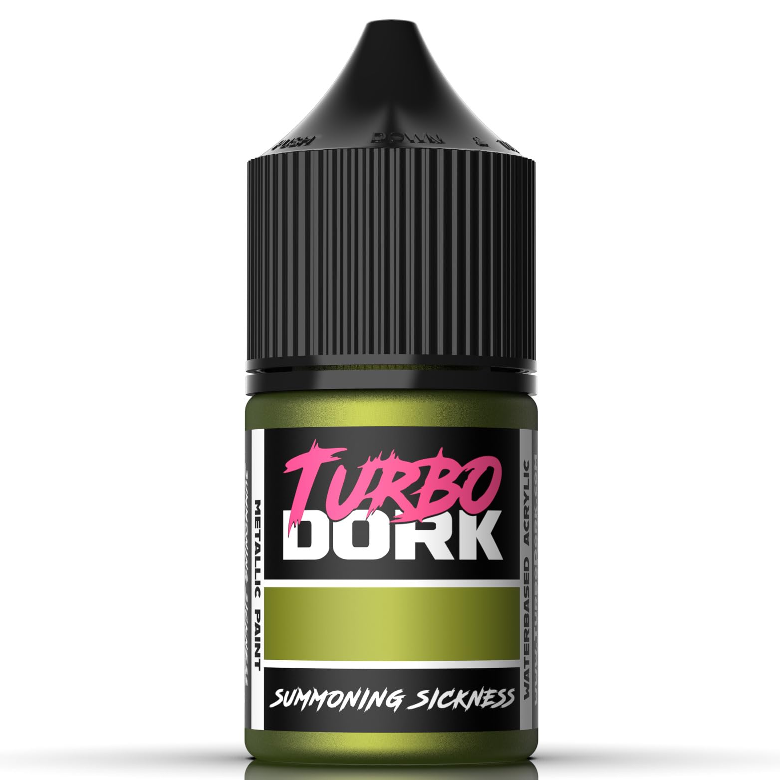 Turbo Dork Summoning Sickness Metallic Acrylic Paint 22ml Bottle - Water-based Non-Toxic Metallic Finish Paint