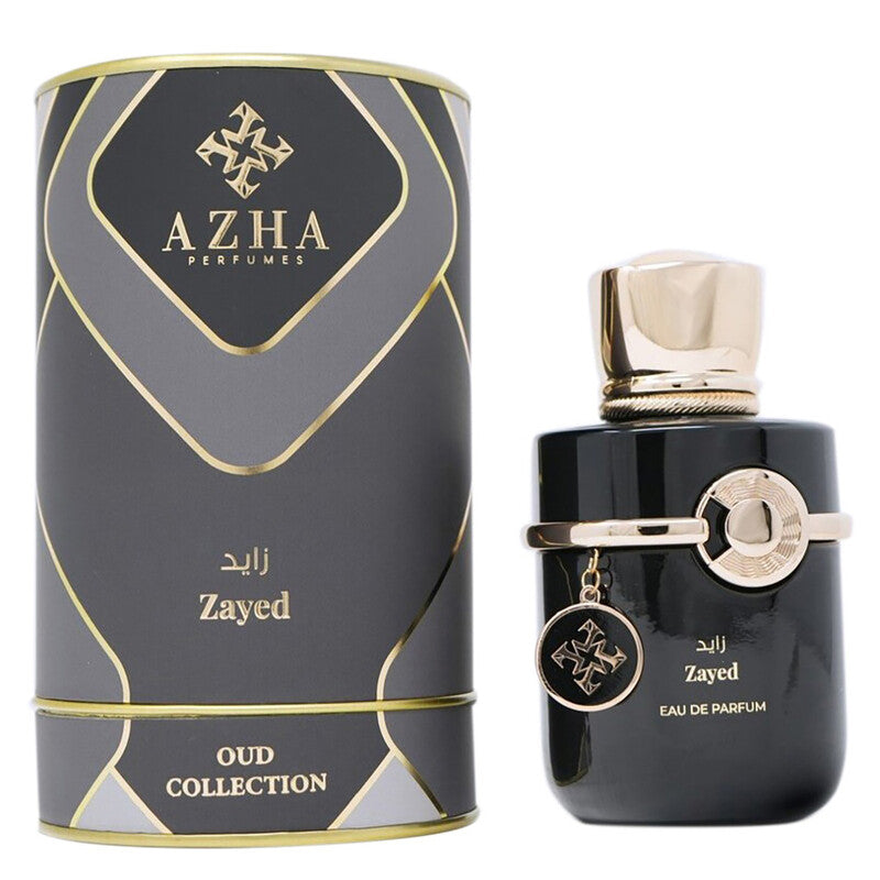 Azha Zayed Eau de Parfum Men Citrus Woody Balsamic Scent 3.3 oz Spray