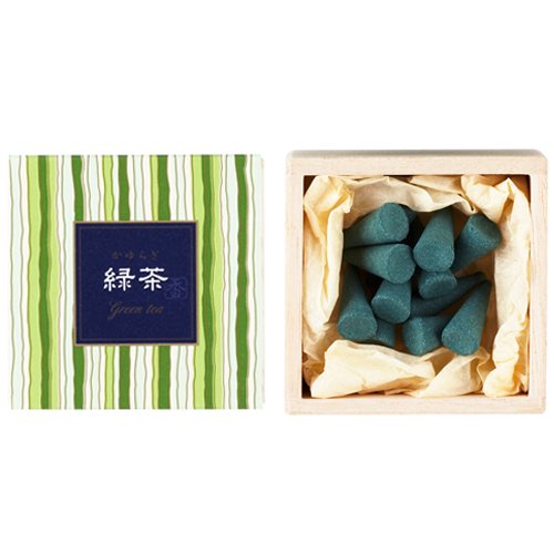 Nippon Kodo Kayuragi Incense - Green Tea - 12 Cones
