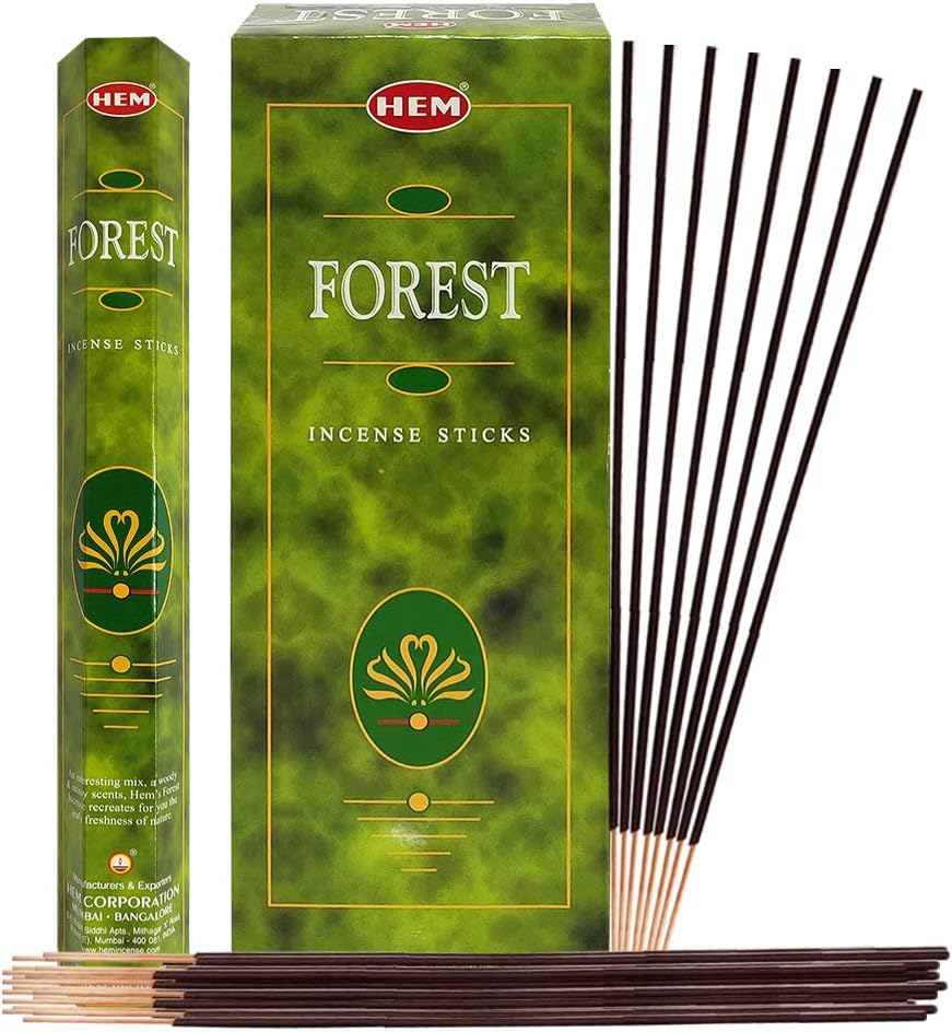 Incienso Hem Forest, caja de 120 varillas a granel