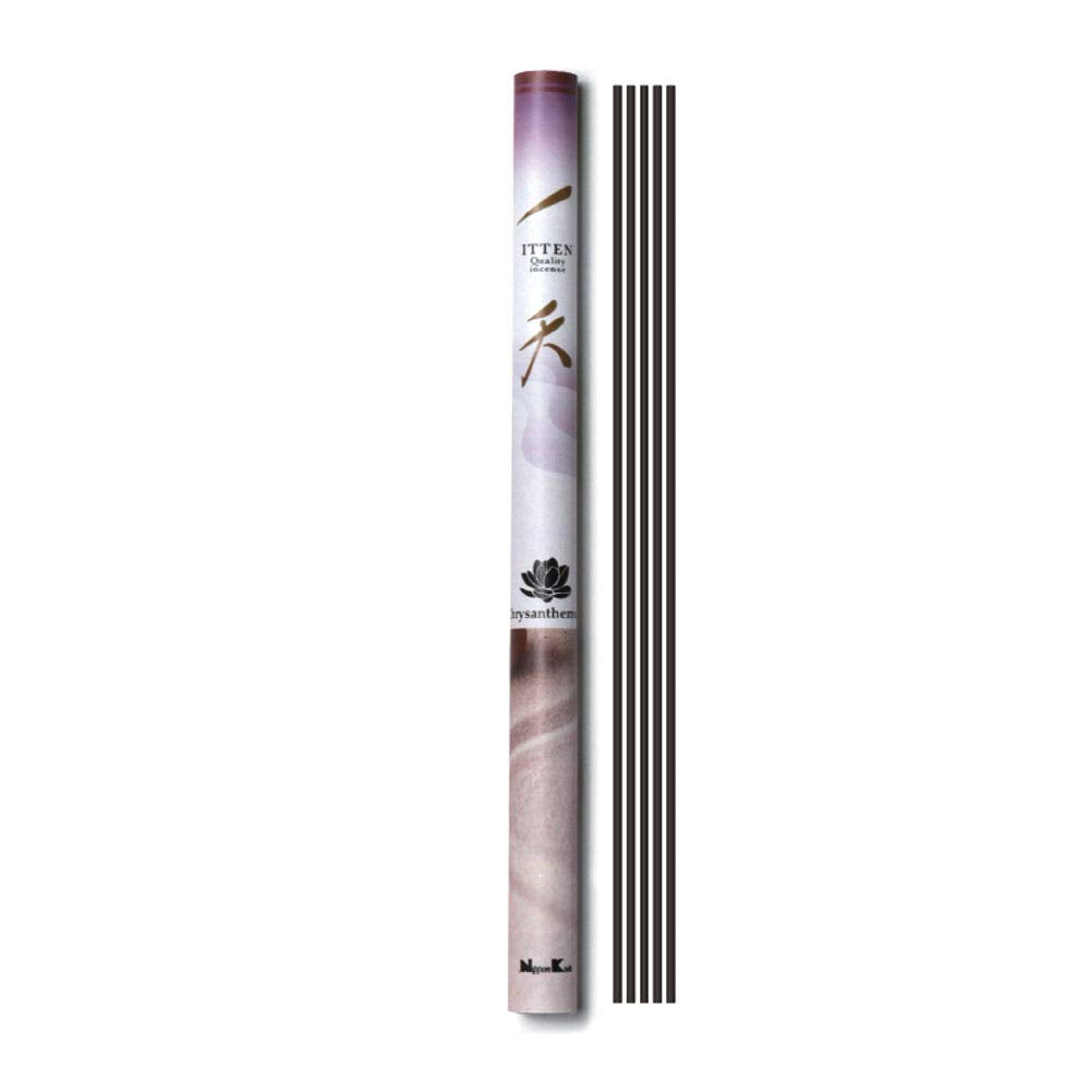 Nippon Kodo ITTEN - Chrysanthemum Long Stick, Japanese Quality Incense, Since 1575